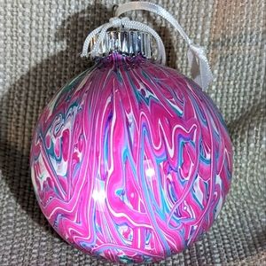 2.5" Handmade Resin Friendship Ball Ornament